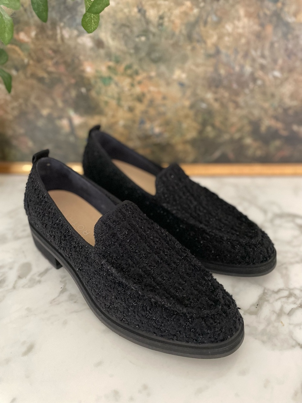 Rothy’s Lug Loafer Boucle Black size 10.5 - Picture 5 of 8